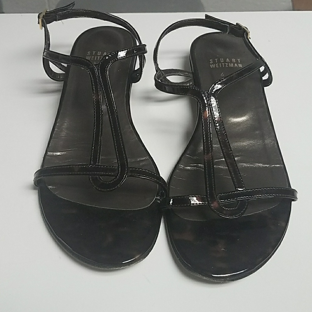 Stuart Weitzman tortoise sandals
